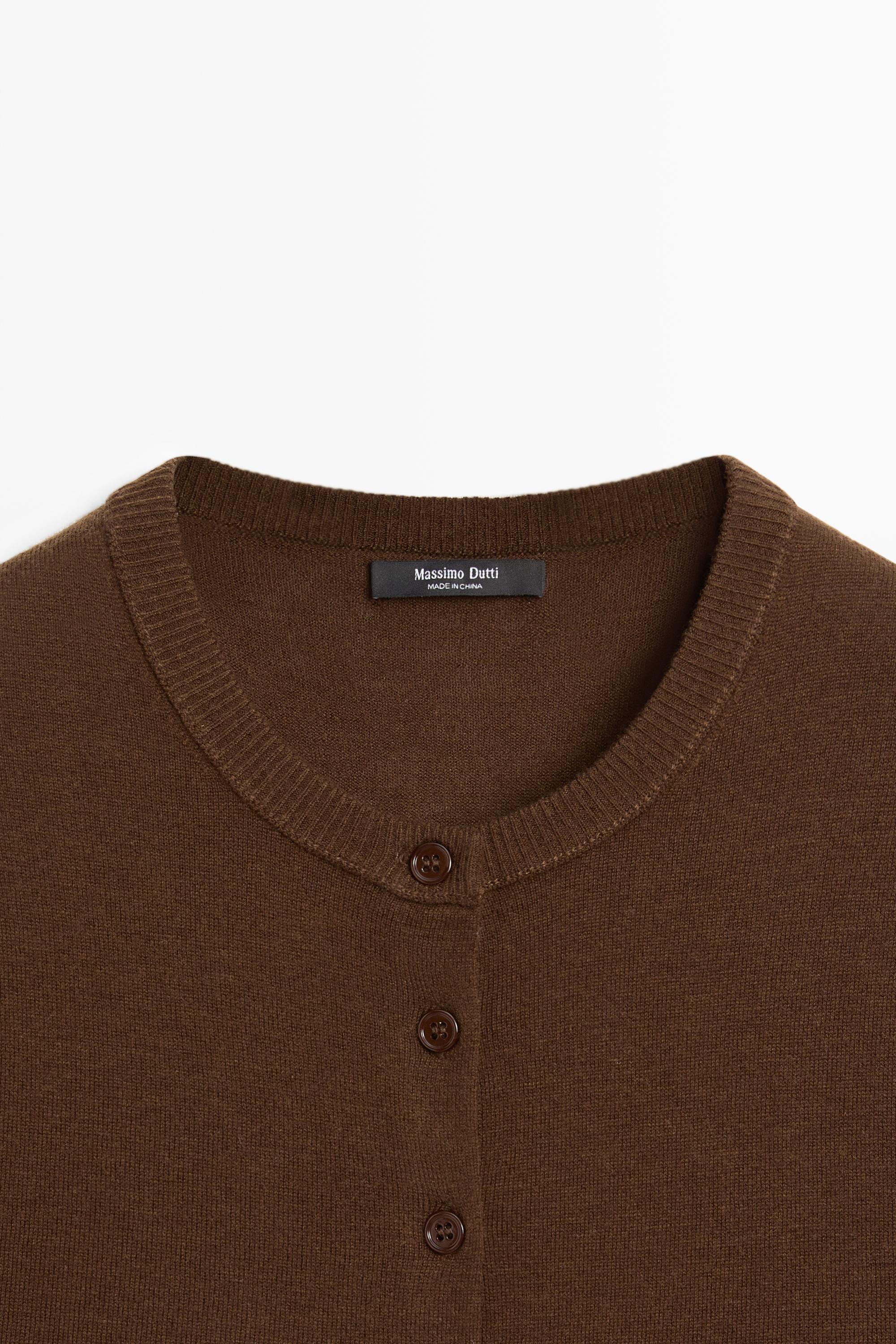 Short sleeve cardigan